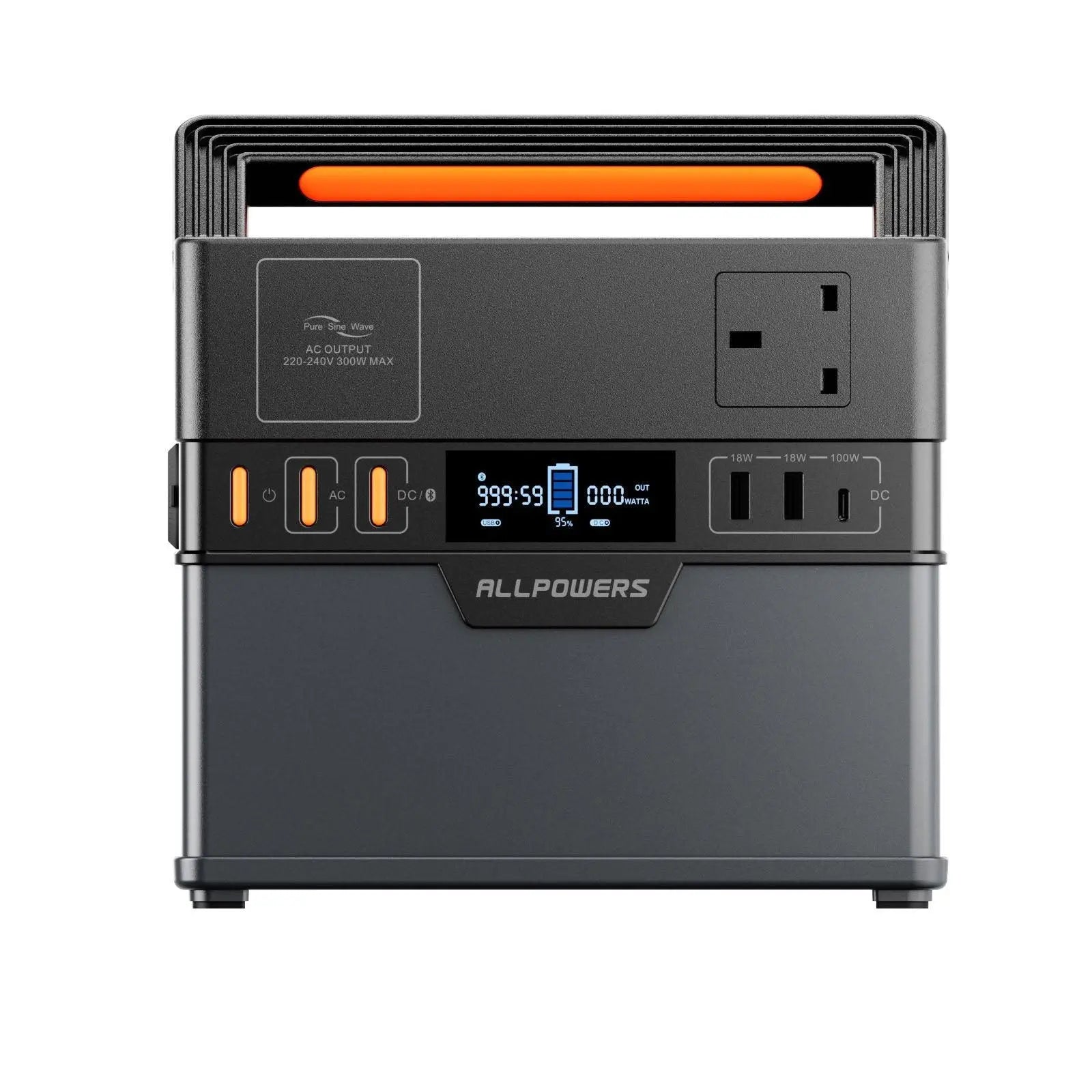 ALLPOWERS S300 Plus Tragbare Powerstation | 288Wh 300W – Bild 2