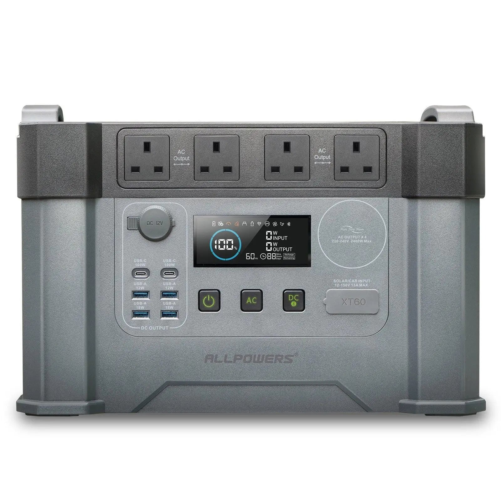 ALLPOWERS S2000 Pro Tragbare Powerstation | 1451Wh 2400W – Bild 2
