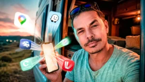 Best campervan and van life apps on a phone