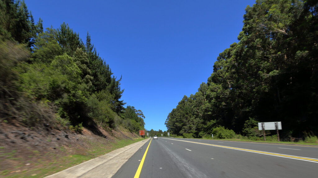 Coastal landscape of the Garden Route in South Africa