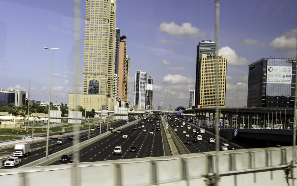 Sheikh Zayed Road, the skyscraper artery of Dubai