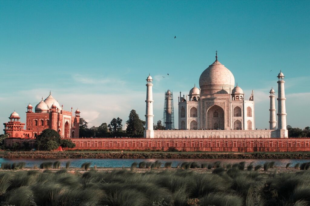 The Taj Mahal in Agra, India