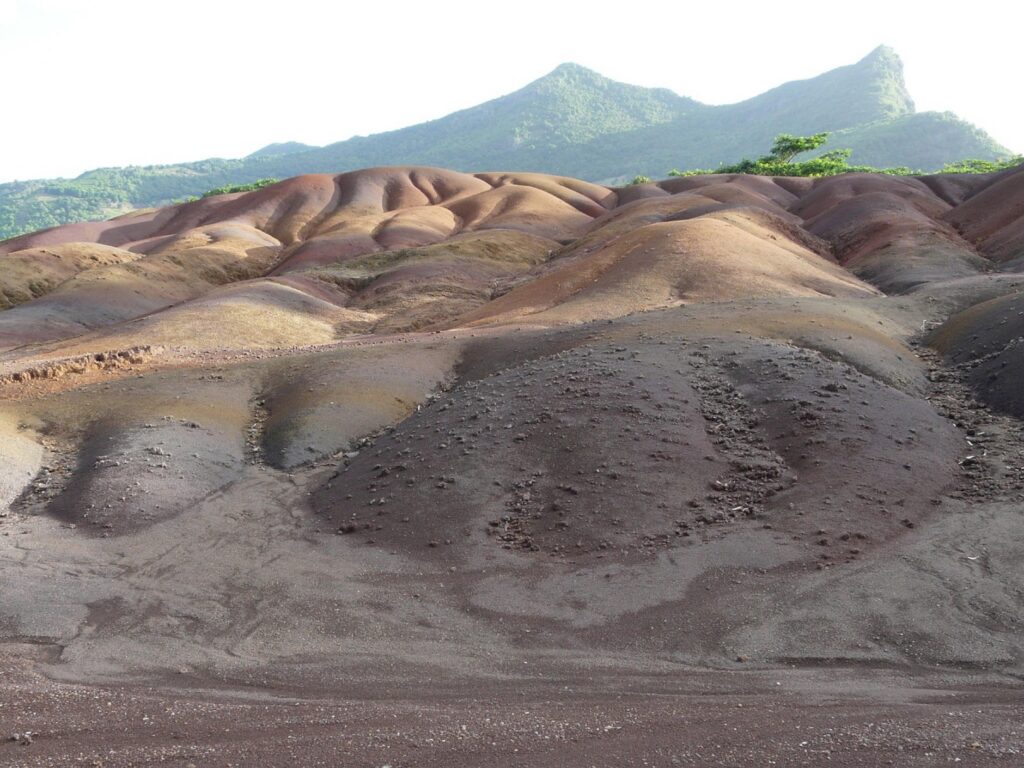 Seven Coloured Earths of Chamarel, Mauritius