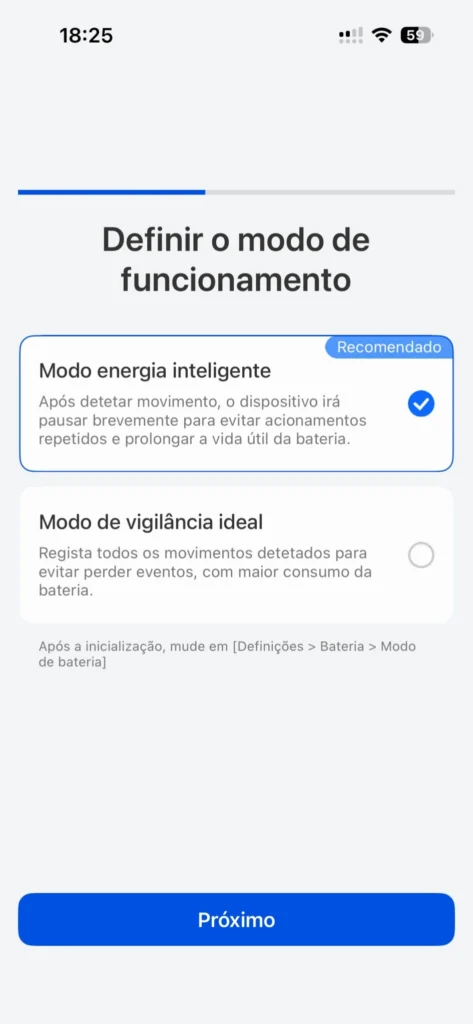 Choosing the power mode for the Reolink Argus MagiCam