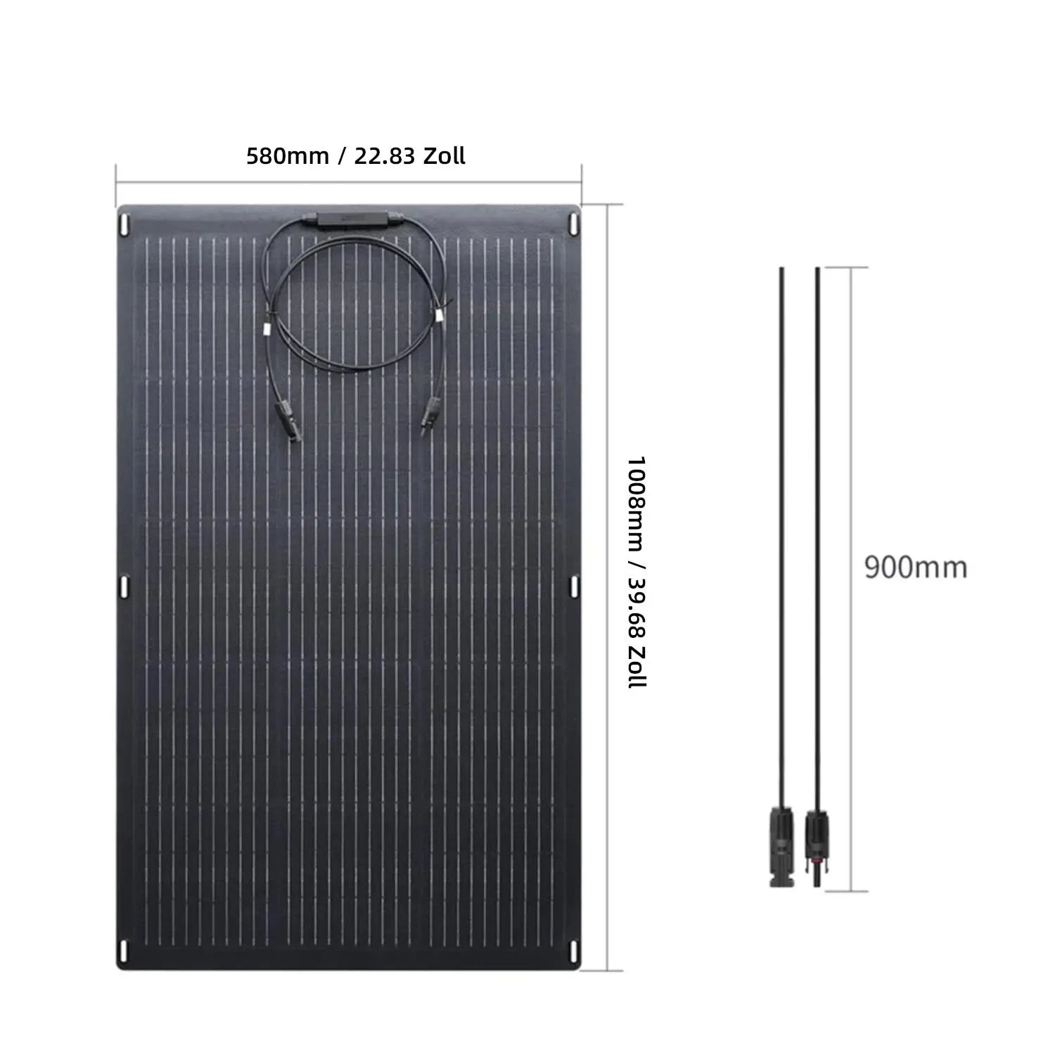 ALLPOWERS 100W Flexibles Solarpanel SF100 – Bild 5