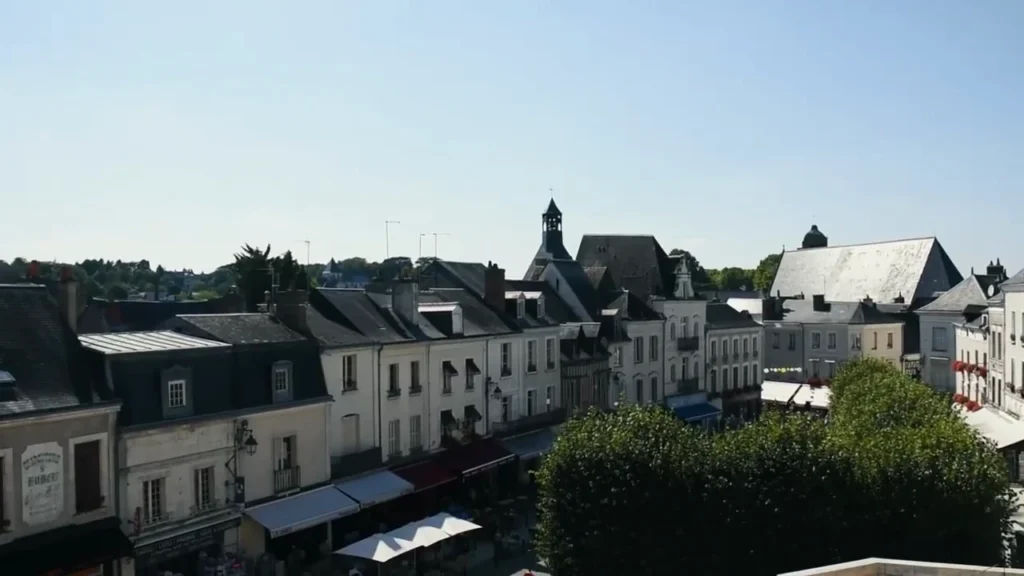 Dächer und Fassaden der Altstadt von Amboise