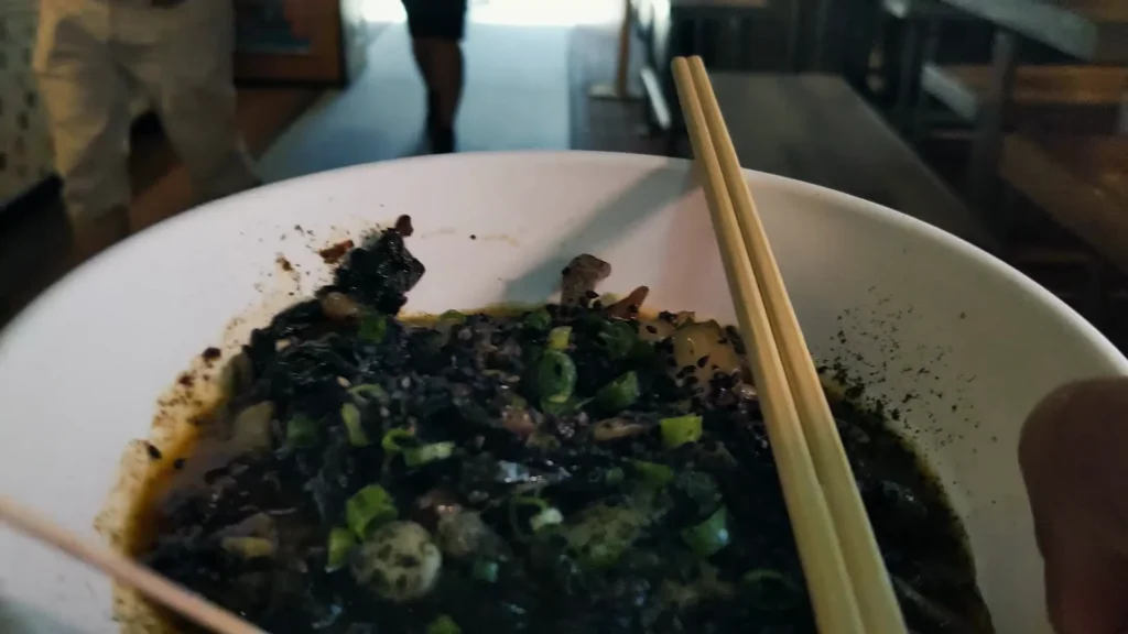 Unser Gericht in den Foodhallen während des Amsterdam-Aufenthalts
