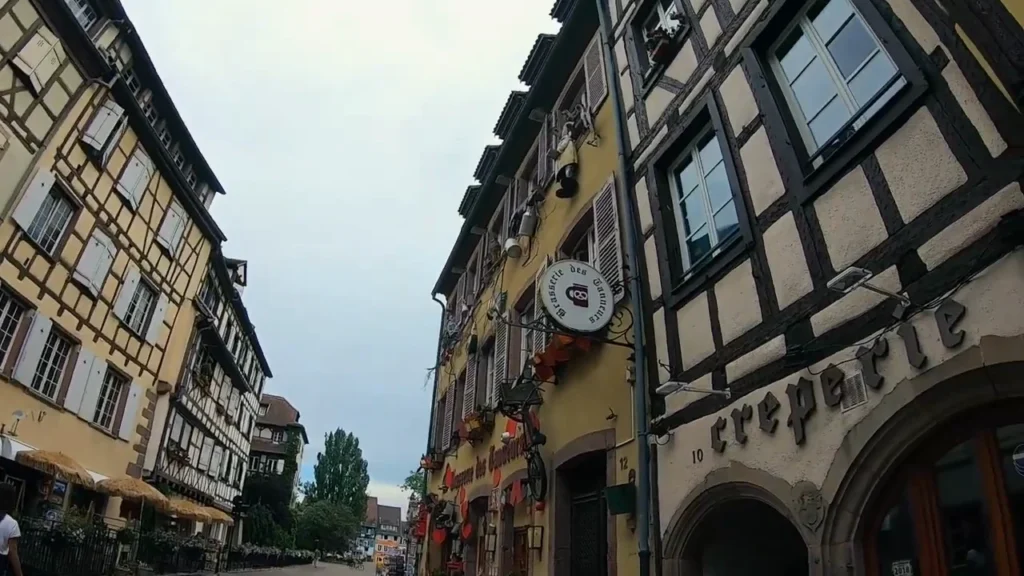 Fachwerkstraße bei unserem kurzen Besuch in Colmar