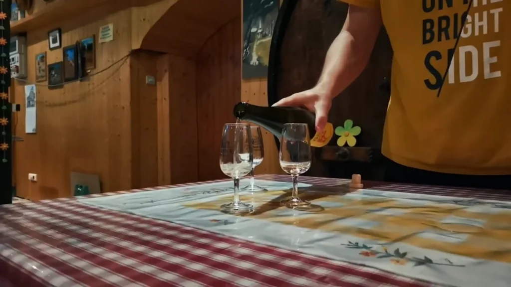 Weinprobe auf dem Weingut Krick in Wintzenheim bei Colmar