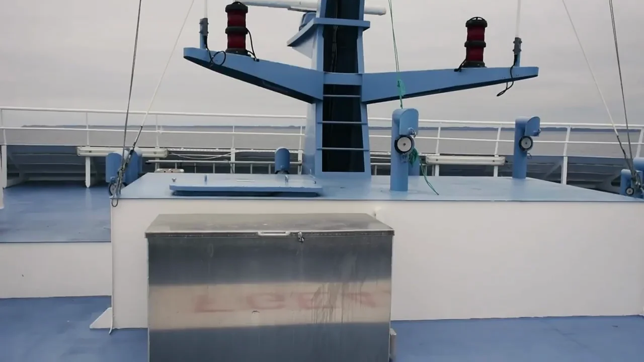 Fährdeck während unserer Überfahrt von Quiberon nach Belle-Île