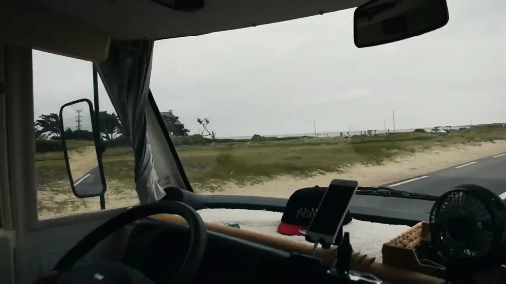 Anfahrt nach Quiberon mit Édouard vor unserer Überfahrt