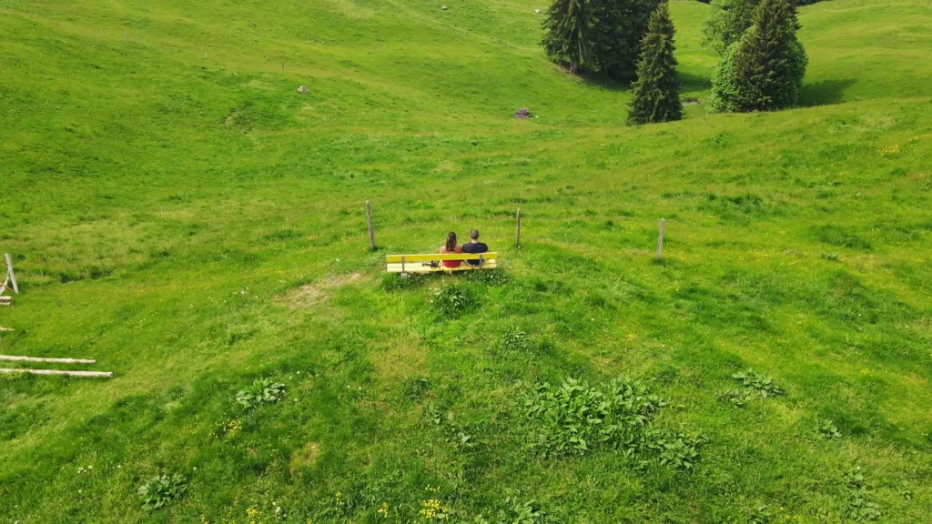 Blick auf den Lauerzersee während unserer Wanderung zum Gottertli